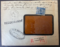 Type Fachi Perforé ELR 102 Sur Lettre 1932 A En Tete E. Revest Huissier Montreuil - Covers & Documents
