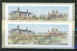 BT4-11  Timbres De Distributeur 1 Vignette + 1 Reçu N° 557  Luxembourg 2005   A Saisir !!! - 1999-2009 Vignettes Illustrées