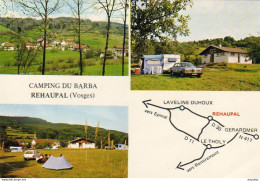 D88  RÈHAUPAL  Camping Du Barba  ........... Carte Multivue - Granges Sur Vologne