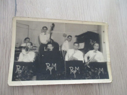 Musique   Photo Originale Orchestre Jazz R M ??? Voir écrits Au Dos Jean Fortier Chef D'orchestre Bellegarde Gard?14 X 9 - Photographs
