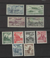 Polonia 1952/1954 Posta Aerea ** MNH - Ungebraucht