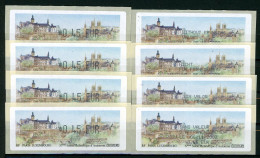 BT4-11  Timbres De Distributeur 4 Vignettes + 4 Reçus En Langues Différentes  Luxembourg 2005   A Saisir !!! - 1999-2009 Vignettes Illustrées