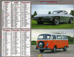 Calendrier Almanach La Poste 2023 Voitures Anciennes Rétro Ferrari Porsche Chevrolet Corvette Volkswagen Combi - Groot Formaat: 1991-00