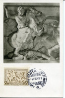 X5638 Greece,maximum Card 1940,the Sculpture Of The Emperor Alexander King Of Macedonia - Maximumkarten (MC)