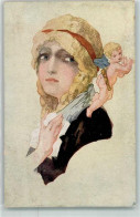 13281825 - Amor Fluestert Einen Blonden Frau Ins Ohr Echappe! Nr. 379 - Wiener Werkstätten