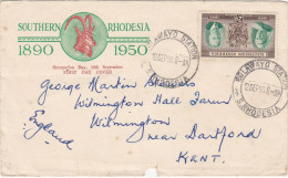 SOUTHERN RHODESIA FDC 1950 OCCUPATION DAY. - Zuid-Rhodesië (...-1964)