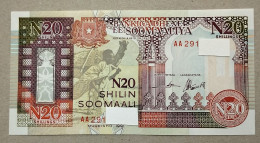 Somalia - 20 Shilin 1991 - Extremely Rare - UNC - P. R1 !!!! - Somalia
