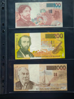 BELGIQUE - Lot 3 Billets (1995-1997) - TBE - To Identify