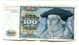 Billet De  100 Deutche Mark    VOIR ETAT  §§§ - 100 Deutsche Mark