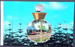 NORFOLK ISLAND 2001, STATIONERY ADVERTISING PICTURE POSTCARD MINT, MAX  FRAGRANCE OF FRANCE-DUTY FREE LIMITED ISSUE PRIN - Marianen