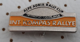 ALPE ADRIA Rally Cup  International Kompas Rallye Yugoslavia Championship Slovenia Ex Yugoslavia Pin - Automovilismo - F1