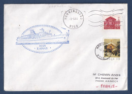 Norvège - Lettre - MTS Danae - 1985 - Briefe U. Dokumente
