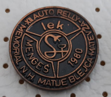 12. Auto Rally Memorial Matije Blejca Menges 1980 Slovenia Pin - Automovilismo - F1