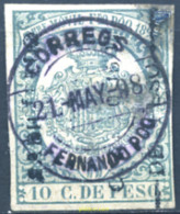 Delcampe - 248754 USED FERNANDO POO 1898 SELLO FISCAL - Fernando Poo