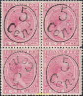 Delcampe - 625426 MNH FERNANDO POO 1895 HABILITADO - Fernando Poo