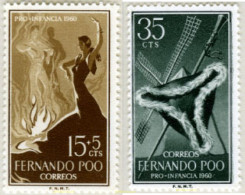 Delcampe - 694423 MNH FERNANDO POO 1960 PRO INFANCIA - Fernando Poo
