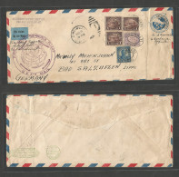 Airmails - World. 1929 (6 Aug) Zeppelin. USA - Germany, Cincinnati - Germany, Bad Salzuflen, Lippe Via Lakehurst, NJ (Au - Otros & Sin Clasificación
