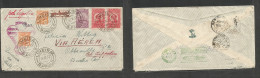 Airmails - World. 1933 (16 Oct) Brazil - USA - Germany, Zeppelin, Limeira, SP - USA, PA. Ottsville (Nov 1) Air Zepp Mult - Otros & Sin Clasificación