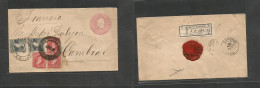 Argentina - Stationery. 1897 (29 Oct) Parana, Entre Rios - Cambrai, France (23 Nov) Registered AR 5c Rose Stat Env + 5 A - Otros & Sin Clasificación