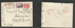 Argentina - Xx. 1940 (27 March) Buenos Aires - Yougoslavia, Belgrade (22 Apr) Registered Multifkd Envelope. Sea Route + - Otros & Sin Clasificación
