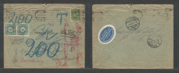 Austria - Xx. 1922 (4 Sept) Postage Dues On Inflation Time. Germany, Charlottenburg - Berlin, Fwded Wien (7 Sept) Where - Otros & Sin Clasificación