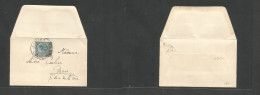 Austrian Levant. C. 1903. Janina - France, Paris. PM Rate Single 10 Par Green Fkd Unsealed Envelope, Tied Cds. Better Ra - Otros & Sin Clasificación