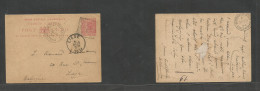 Bc - Cyprus. 1894 (25 Sept) Nicosia - Belgium, Liege (4 Oct) Via BPO Smyrna (28 Sept) + BPO Constantinople (30 Sept) 1p - Other & Unclassified