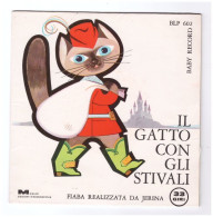 IL GATTO CON GLI STIVALI - BABY RECORD - 33 GIRI - M MEAZZI - Children