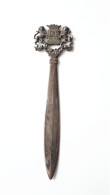 LUXEMBOURG RARE OUVRE-LETTRES EN ARGENT 835 LONGUEUR : 14.3 CM LARGEUR : 3.75 CM POIDS : 28 GRAMMES - Apri Lettere