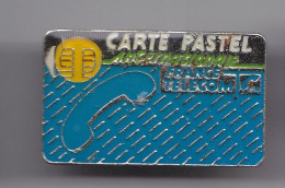 Pin's  Carte Pastel  International France Télécom Réf 2686 - Telecom De Francia