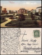 Ansichtskarte Forst (Lausitz) Baršć Bismarckplatz 1925 - Forst
