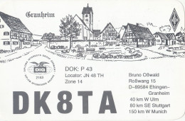 Germany - QSL - Granheim - DIG - DK8TA - Altri & Non Classificati