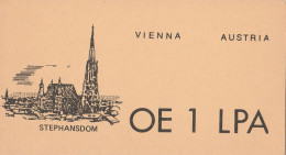 Austria - QSL - Vienna - OE1LPA - Stephansdom - Altri & Non Classificati