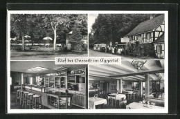 AK Klef B. Overath Im Aggertal, Gasthaus Zum Forellenwirt, Innenansichten - Overath