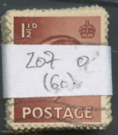 Grande Bretagne Lot 1936 Y&T N°207 - Michel N°195 (o) - 1,5p Edouard VIII - Lot De 60 Timbres - Sheets, Plate Blocks & Multiples