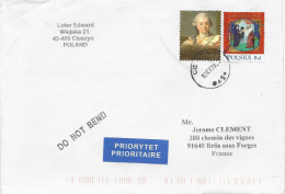 YT 5039 Roi Stanislas Antoine Poniatowski - YT 4816 Nativité - Noël - Lettre De Cieszyn Pou La France - Briefe U. Dokumente