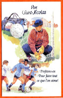 CP Vive SAINT NICOLAS  Football Foot St Nicolas Carte Vierge TBE - Nikolaus