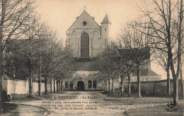 FRANCE - Pontigny - Eglise - Façade - Portail Plein Cintre - Porche Soutenu - Arcades Ogivales - Vanraux - Carte Postale - Pontigny
