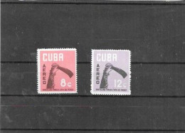 CUBA Nº A 237 AL 238 - Luftpost