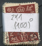 Grande Bretagne Lot 1937-47 Y&T N°211 - Michel N°200 (o) - 1,5p George VI - Lot De 100 Timbres - Sheets, Plate Blocks & Multiples