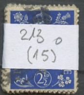 Grande Bretagne Lot 1937-47 Y&T N°213 - Michel N°202 (o) - 2,5p George VI - Lot De 15 Timbres - Sheets, Plate Blocks & Multiples