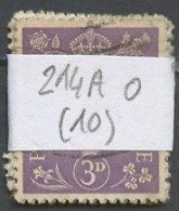 Grande Bretagne Lot 1937-47 Y&T N°214A - Michel N°226 (o) - 3p George VI - Lot De 10 Timbres - Sheets, Plate Blocks & Multiples