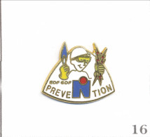 Pin's Energie - EDF/GDF / Prévention. Estampillé Punch. EGF. T1074-16 - EDF GDF
