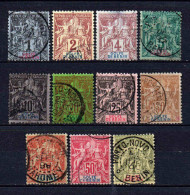Bénin -1893 - Type Sage - N° 20 à 32 Sauf 25/31  - Oblitéré - Used - Gebruikt