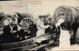 CPA Normandie Scene De Foire Marchands De Cidre TOP - Kirmes