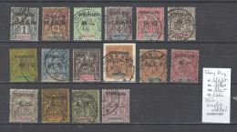 Tchong King - Yvert 32 à 47 - Série Complete - Oblitérée - Type Groupe - Oblitérés