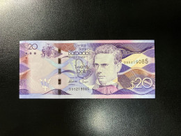 Barbados 20 Dollars 2018 P-76 UNC - Barbados