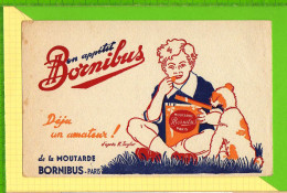 BUVARD & Blotting Paper :  La Moutarde BORNIBUS   Chien Signé D"apres Taylor & Cote 818.307 - Mosterd