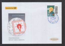 BRD 2022 FDC  - Welt Der Briefe:   Glühbirne Mit Leuchtmarke, Luftballon ( Neu 39) - 2011-…