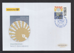 BRD 2022 FDC  - Welt Der Briefe:  Brief Und Pinsel Im Abendlicht  ( Neu 39) - 2011-…